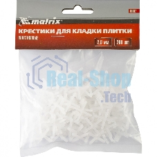Крестики Matrix, 2,0 мм, для кладки плитки, 200 шт.