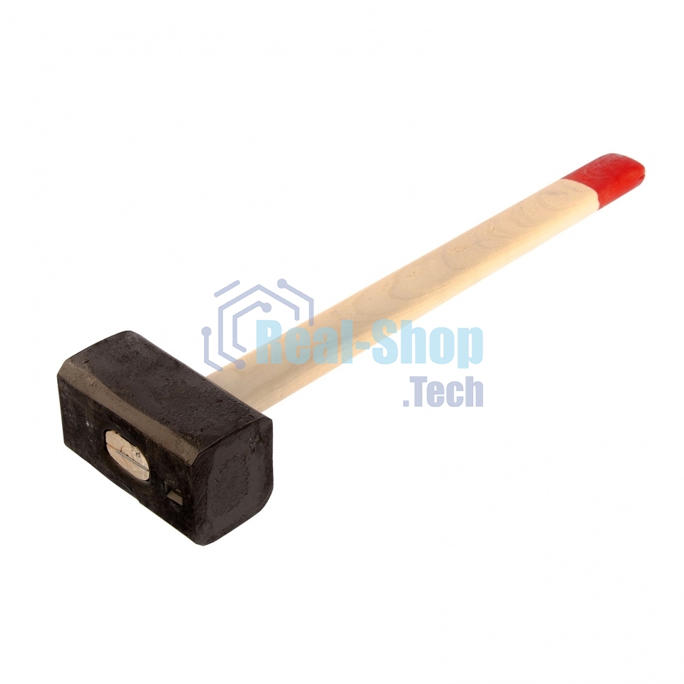 Кувалда Сибртех, 6000 г, кованая головка, деревянная рукоятка 650 мм