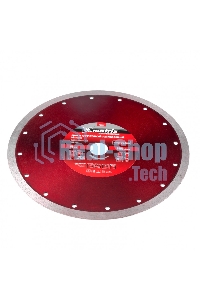 Диск алмазный сплошной Matrix, тонкий, 250 х 25,4 мм, мокрое резание