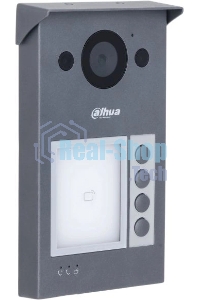 Вызывная WIFI панель Dahua с разрешением камеры 2мп и CMOS сенсором, угол обзора по горизонтали 125°, алюминевый сплав, уровень защиты IP65, IK08. Поддержка режима 
