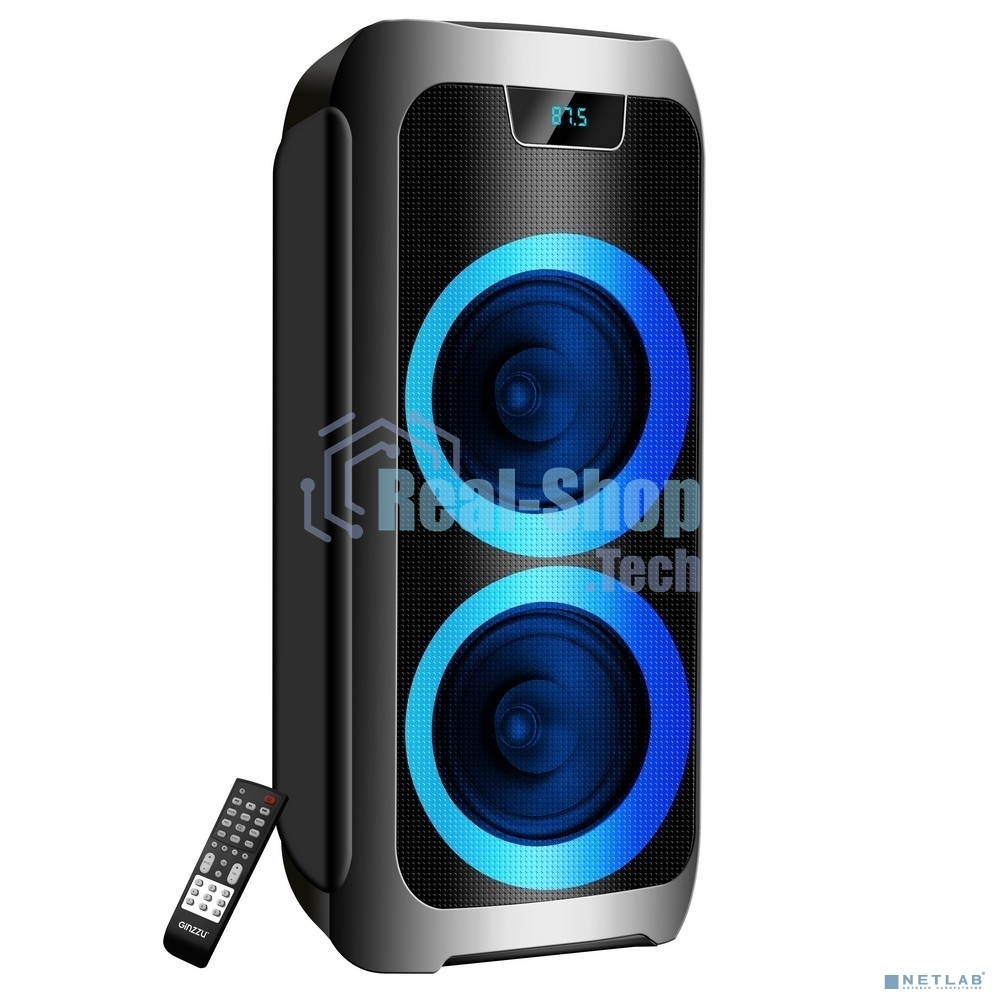 Акустическая система 2.1 Ginzzu GM-211, Midi, RGb/BT/USB/TF/FM/ДУ
