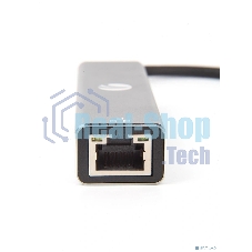 USB-концентратор USB 3.1 Type-Cm --> RJ-45+3port USB3.0(f) Aluminum Shell VCOM DH311A