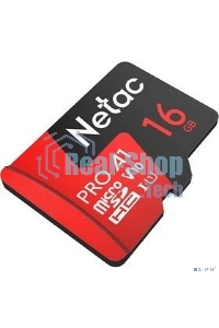 Флеш карта NeTac MicroSD card P500 Extreme Pro 16Gb, retail version w/SD adapter