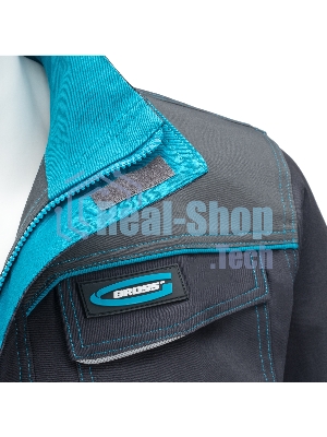 Куртка профессиональная рабочая, 97% хлопок 3% спандекс, XL Gross