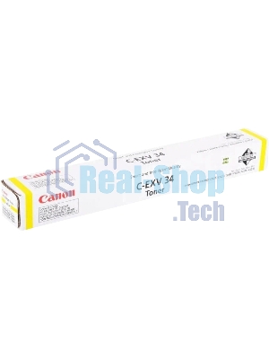 Картридж лазерный Canon C-EXV34Y желтый (16000 стр.) для Canon iR C9060/C9065/C9070