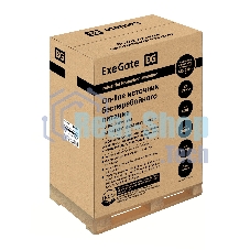 Источник бесперебойного питания On-line ExeGate PowerExpert TL-575-6kVA.192V.LCD.AVR.T.USB.RS232.SNMP 6000VA/6000W, On-Line, PF=1, LCD, клеммы, RS232, USB, SNMP-slot, встроенные батареи 12V 7.2Ah - 16шт, возможность подключения до 4 внешних батарейных блоков 192В, Tower, металлический корпус на колесиках, черный