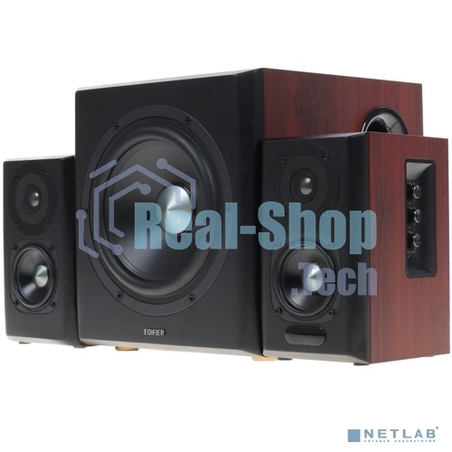 Акустическая система Edifier S350DB Brown 2.1,150W RMS, дерево, Bluetooth aptX
