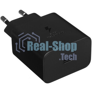Сетевое зарядное устройство Samsung 45W (USB Type-C порт, кабель USB Type-C в комплекте), черное