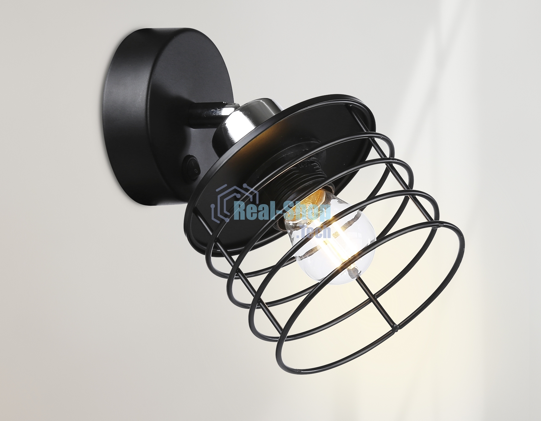 Светильник Ambrella light TR8088 BK/CH черный/хром E27 max 40W D120*200