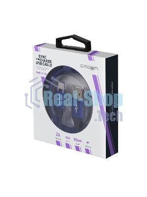 Кабель Crown USB - USB Type-C CMCU-3103C blue