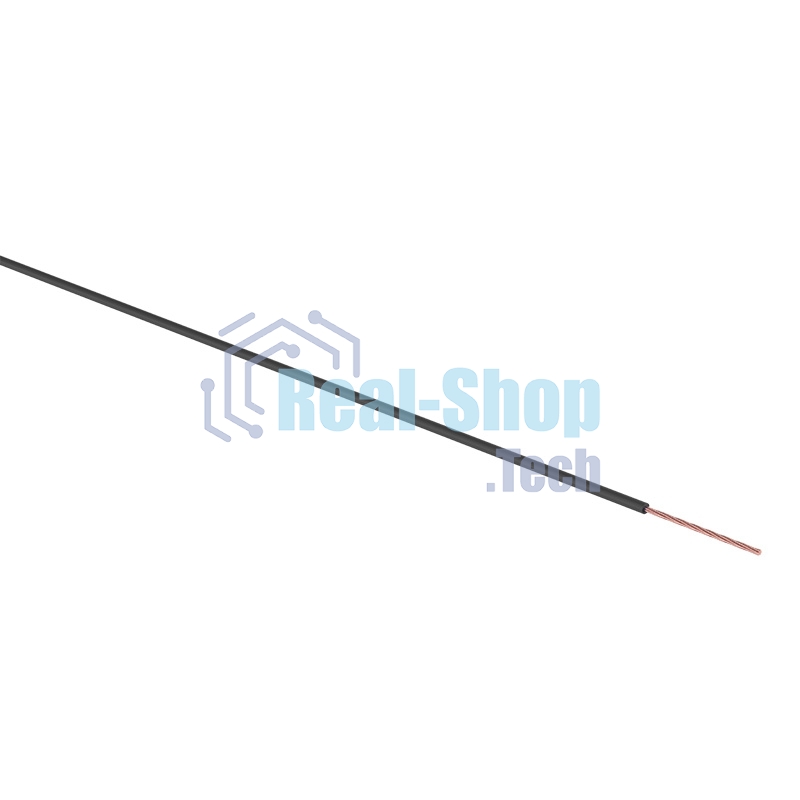 Провод ПГВА Rexant 1х0.50 мм², черный, бухта 100 м