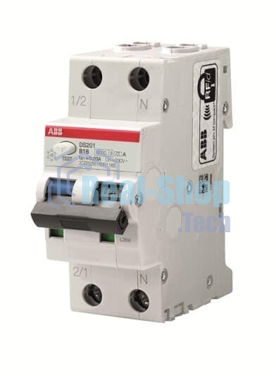 Выключатель автоматический дифференциального тока DS201 C20 AC30 20А 30мА ABB 2CSR255080R1204