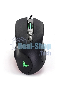 Мышь проводная Crown CMGM-903 черный, 7000 dpi, USB, кнопки - 7