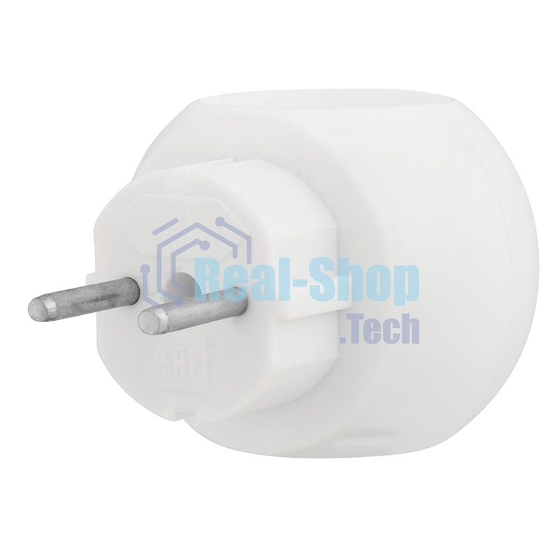 Набор тройников электрических Rexant Шар, 6 А, белый (2 шт./уп.)