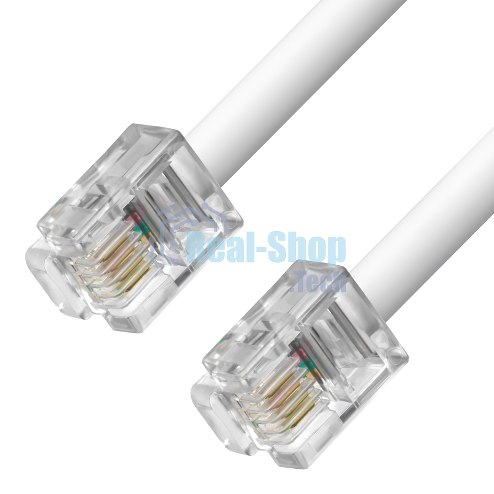 Телефонный шнур Greenconnect удлинитель для аппарата 10.0m GCR-TP6P4C-10.0m, 6P4C (джек 6p4c - jack 6p4c) белый Greenconnect Телефонный шнур удлинитель для аппарата 10.0m GCR-TP6P4C-10.0m, 6P4C (джек 6p4c - jack 6p4c) белый
