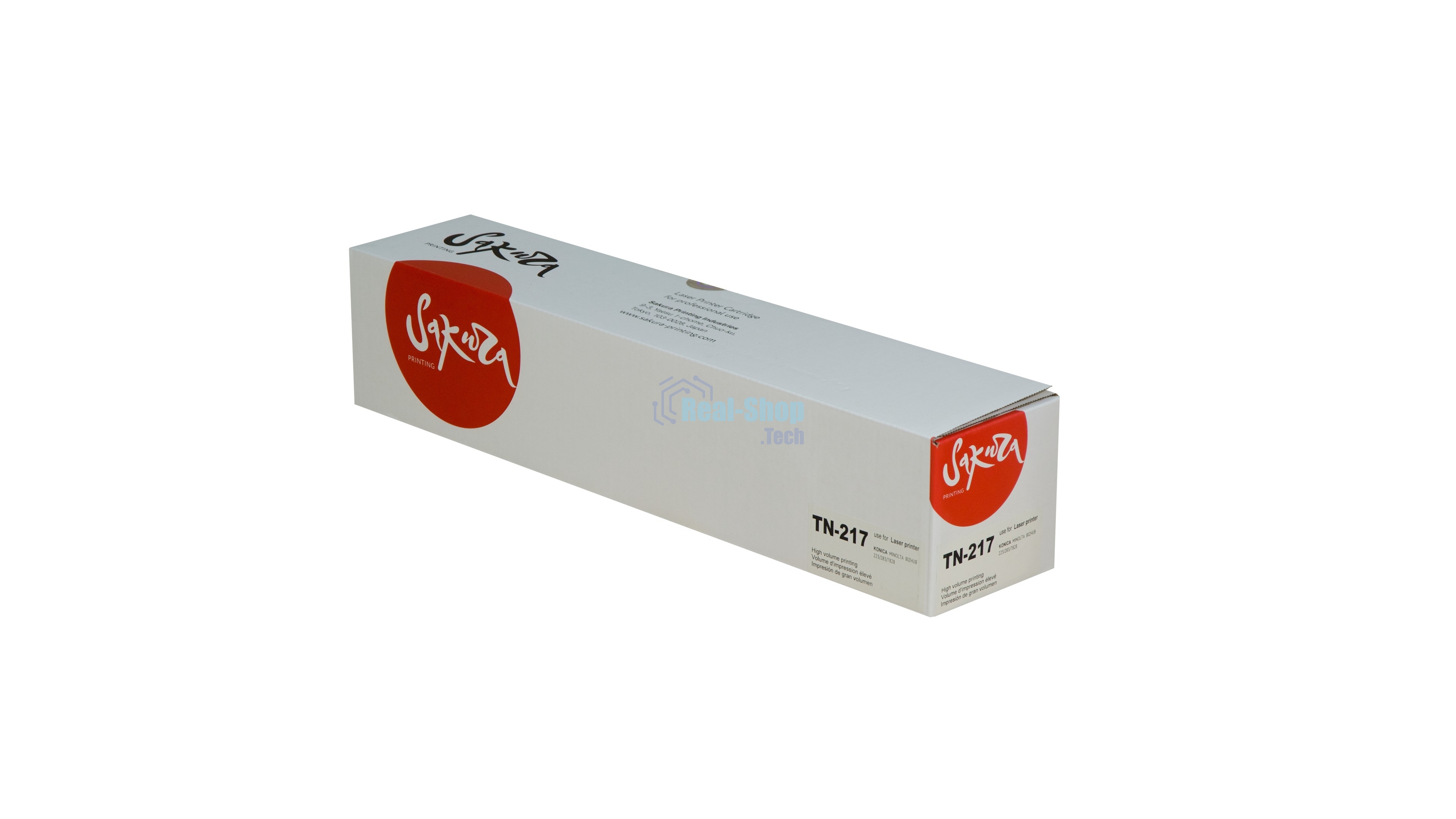 Тонер-туба Sakura KMTN-217 для Konica Minolta, черный, 17500 к.