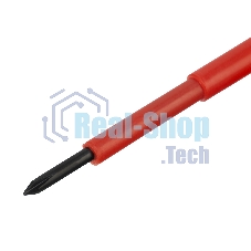 Отвертка диэлектрическая Сибртех PH0 х 75 мм, до 1000 В, двухкомпонентная рукоятка