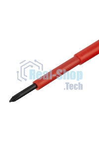 Отвертка диэлектрическая Сибртех PH0 х 75 мм, до 1000 В, двухкомпонентная рукоятка