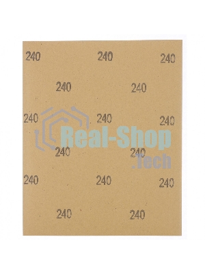 Шлифлист Matrix на бумажной основе, P 240, 230 х 280 мм, 10 шт., водостойкий