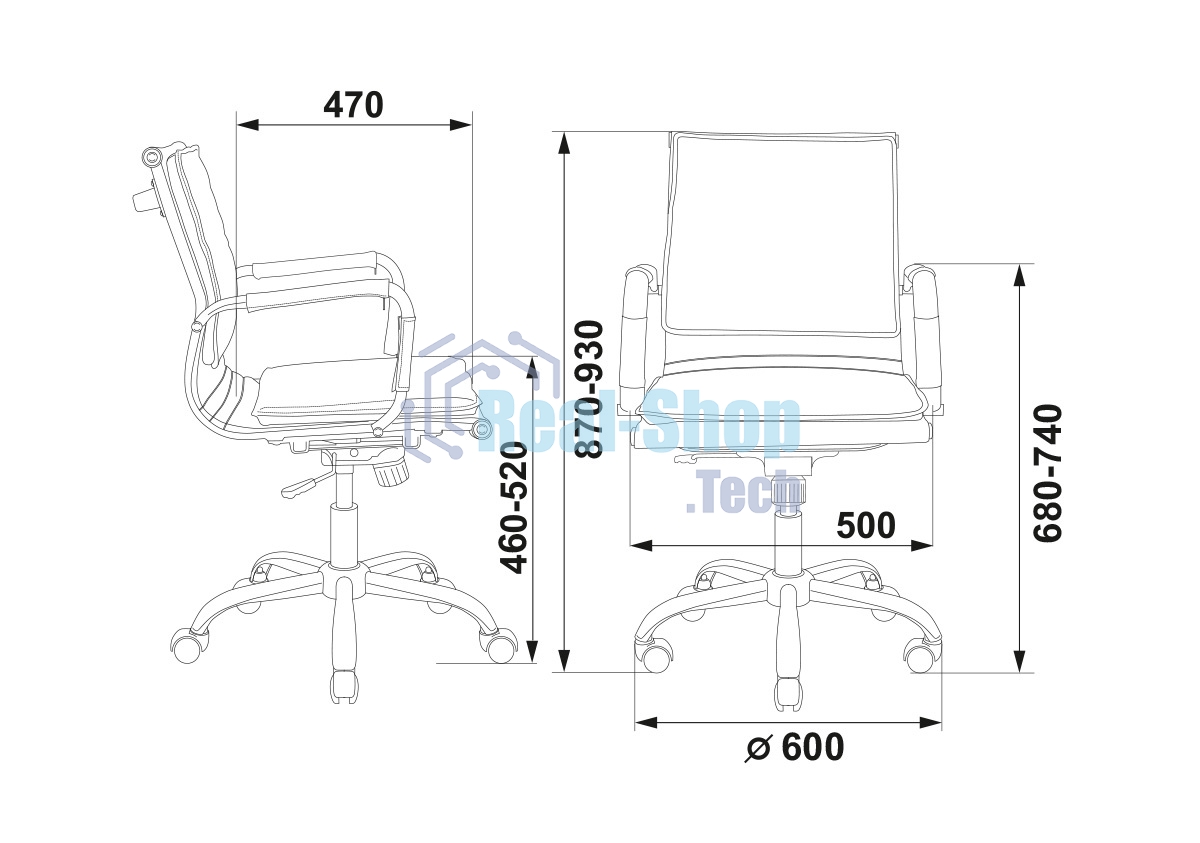 Кресло руководителя Бюрократ CH-993-Low/Brown коричневый, низкая спинка, искусственная кожа, крестовина хромированная