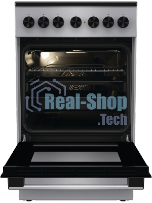 Плита электрическая Gorenje GEC5B41SG серый, конфорок 4 шт, духовка 62 л, 50 см x 85 см x 59.4 см