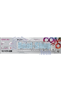 Комплект клавиатура + мышка Defender MILAN C-992 RU белый