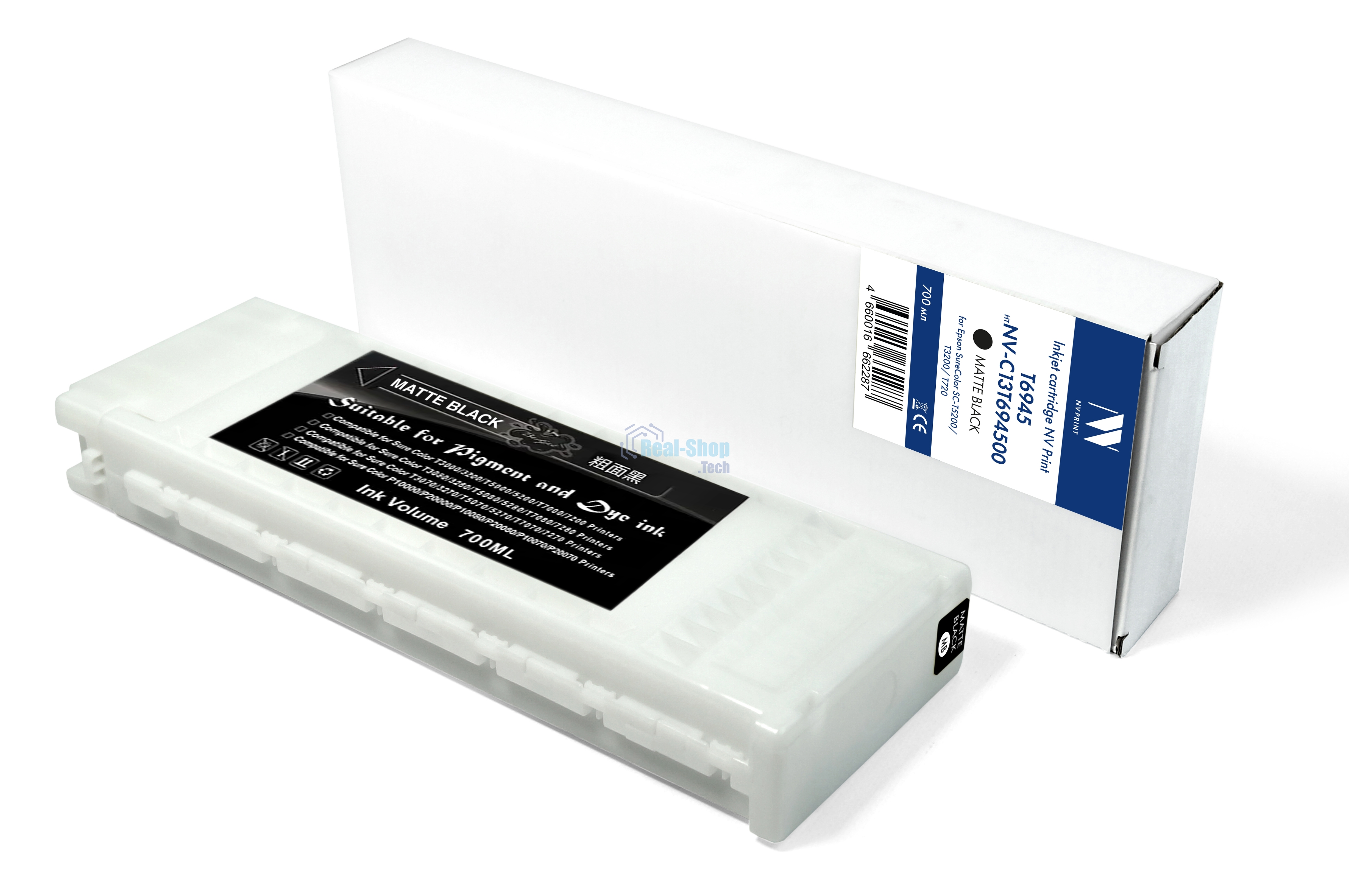 Картридж струйный NVPrint T6945 (NV-C13T694500) Matte black для Epson SureColor SC-T5200/T3200/T7200 (700 мл) совместимый