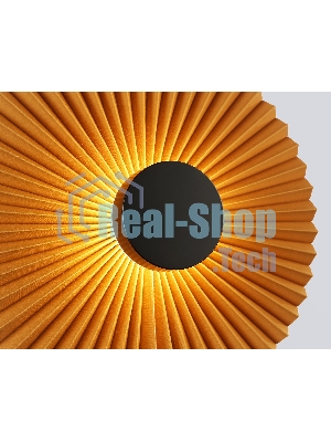 Настенный светильник Ambrella light LH72647 BK/CF черный/кофе 6W 3000K D300*100