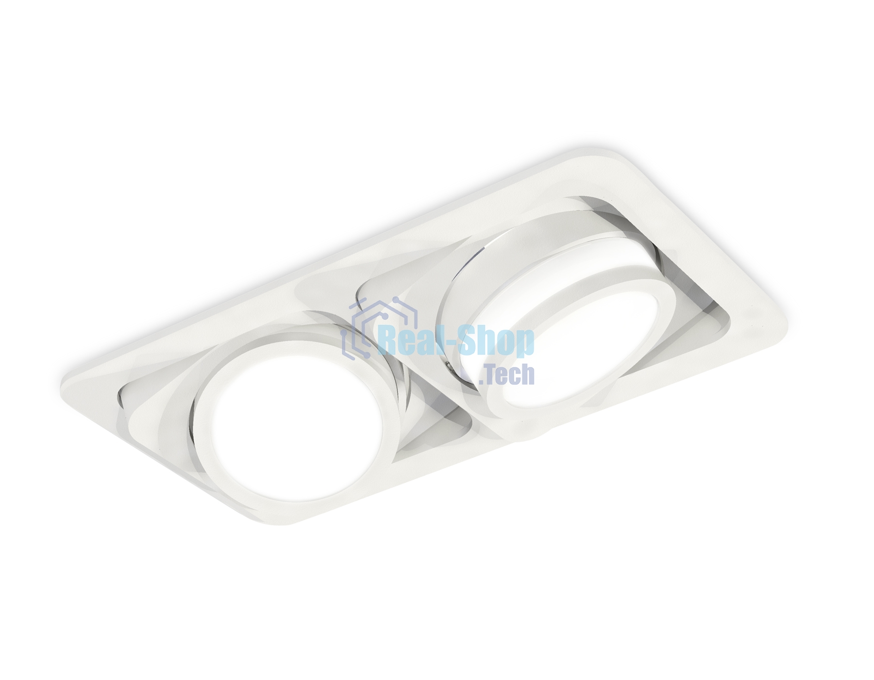 Комплект встраиваемого поворотного светильника Ambrella light XC7663081 SWH/FR белый песок/белый матовый MR16 GU5.3 (C7663, N7120)