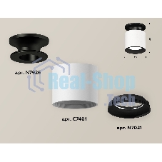 Светильник Ambrella Light XS7401080 SWH/PBK/SBK белый песок/черный полированный/черный песок MR16 GU5.3 (N7926, C7401, N7021)