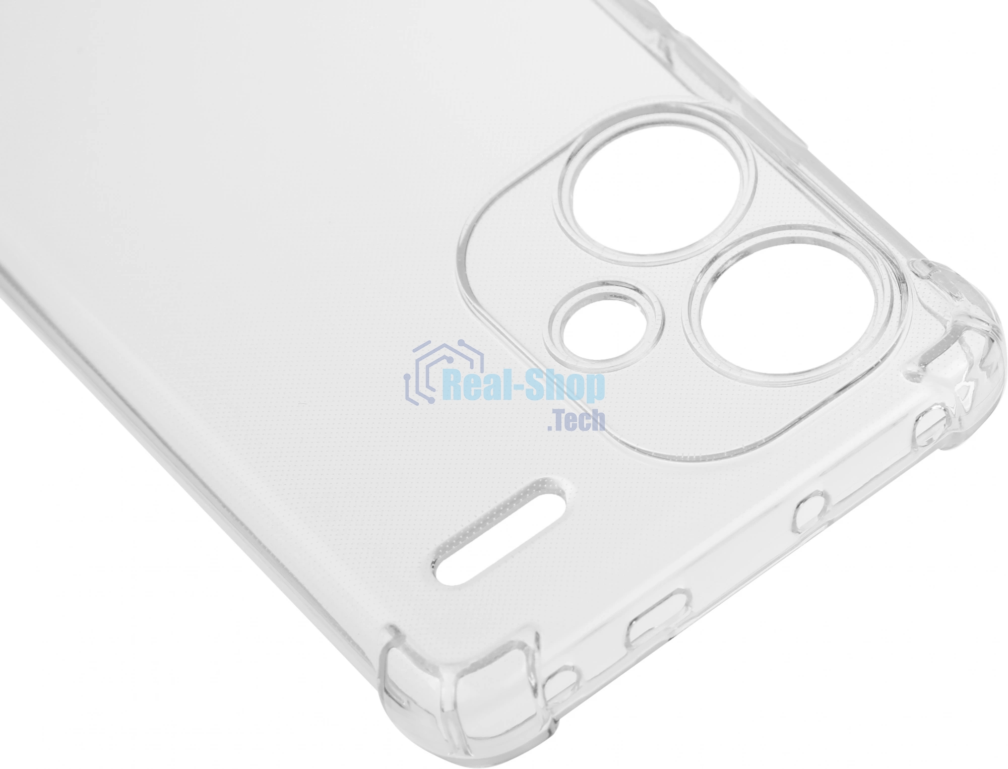 Чехол (клип-кейс) BoraSCO для Xiaomi Redmi Note 13 Pro + прозрачный