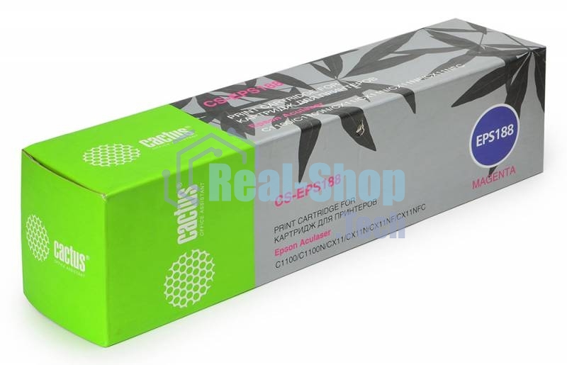 Картридж лазерный Cactus CS-EPS188 пурпурный (4000 стр.) для Epson AcuLaser C1100/C1100N/CX11/CX11N/CX11NF/CX11NFC