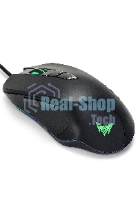 Мышь проводная Crown CMGM-903 черный, 7000 dpi, USB, кнопки - 7