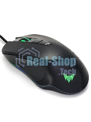 Мышь проводная Crown CMGM-903 черный, 7000 dpi, USB, кнопки - 7
