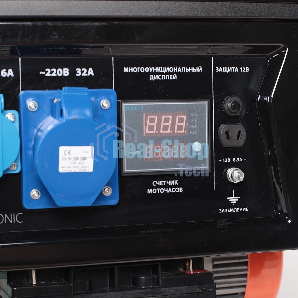 Электрогенератор бензиновый Patriot GP 7210LE, 6.5 кВт, 78 дБ, 86 кг