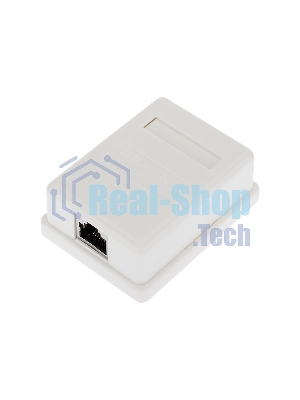 Рoзетка компьютерная внешняя Rexant 1-порт RJ-45 (8P8C), FTP экранированная, категория 6