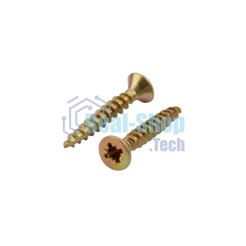 Саморез универсальный Kranz 3х20, желтый цинк, короб (200 шт./уп.)