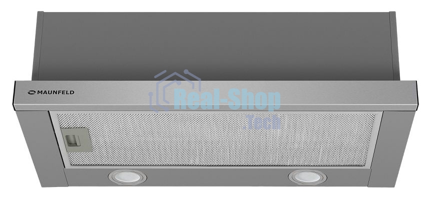 Вытяжка встраиваемая Maunfeld VS Light 50 нержавеющая сталь, 50 см, 520 куб. м/ч, 56 дБ