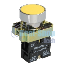 Кнопка управления LAY5-BA51 без подсветки желтая 1з BBT60-BA-K05 IEK