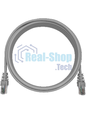 Патч-корд NTSS NTSS-PC-UTP-RJ45-6-0.5-LSZH-GY NTSS-PC-UTP-RJ45-6-0.5-LSZH UTP RJ-45 вил.-вилка RJ-45 кат.6 0.5м серый LSZH (уп.:1шт) 24AWG