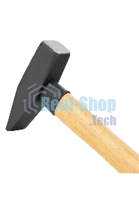 Молоток слесарный Matrix, 800 г, квадратный боек, деревянная рукоятка