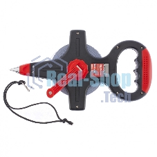 Рулетка геодезическая Matrix 50 м х 12,5 мм, металлическая лента, открытый корпус