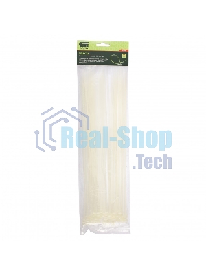 Хомуты Сибртех, 350 х 4,8 мм пластиковые, белые, 50 шт