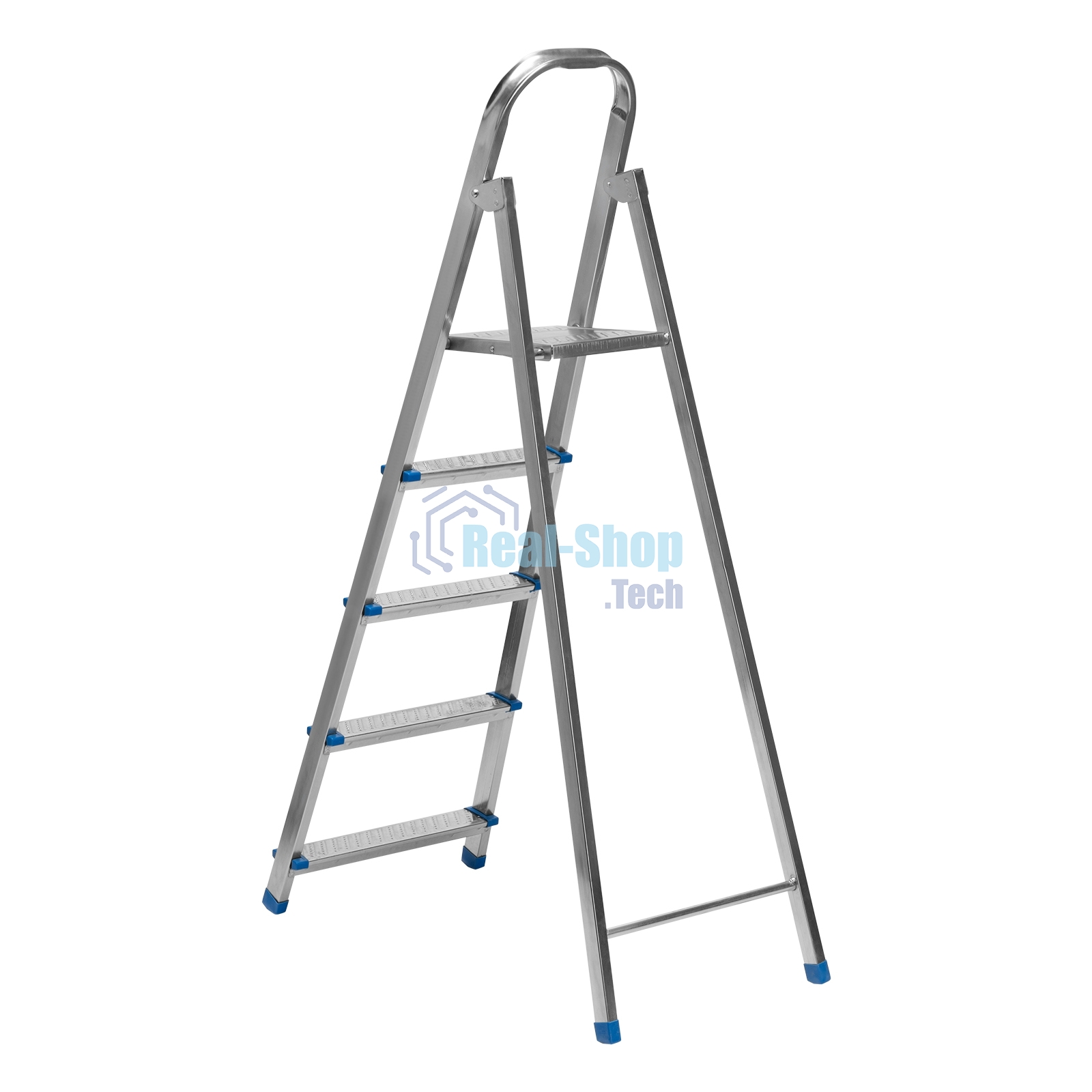 Стремянка Сибртех 5 ступеней, стальная, оцинкованная