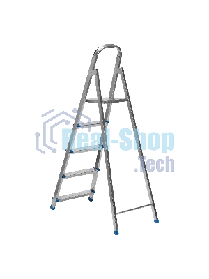 Стремянка Сибртех 5 ступеней, стальная, оцинкованная