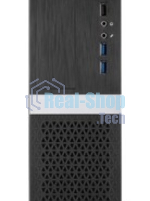 Компьютерный корпус Foxline FL-211-TFX300S с блоком питания 300Вт, mATX case, black, w/PSU TFX 300W, w/2xUSB2.0+2xUSB3.0, w/pwr cord, w/8cm FAN