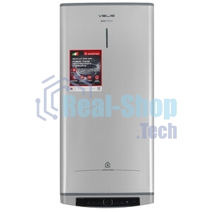 Водонагреватель Ariston Velis Lux Inox PW ABSE WIFI 80, 2.5 кВт, 80л, электрический настенный/серый