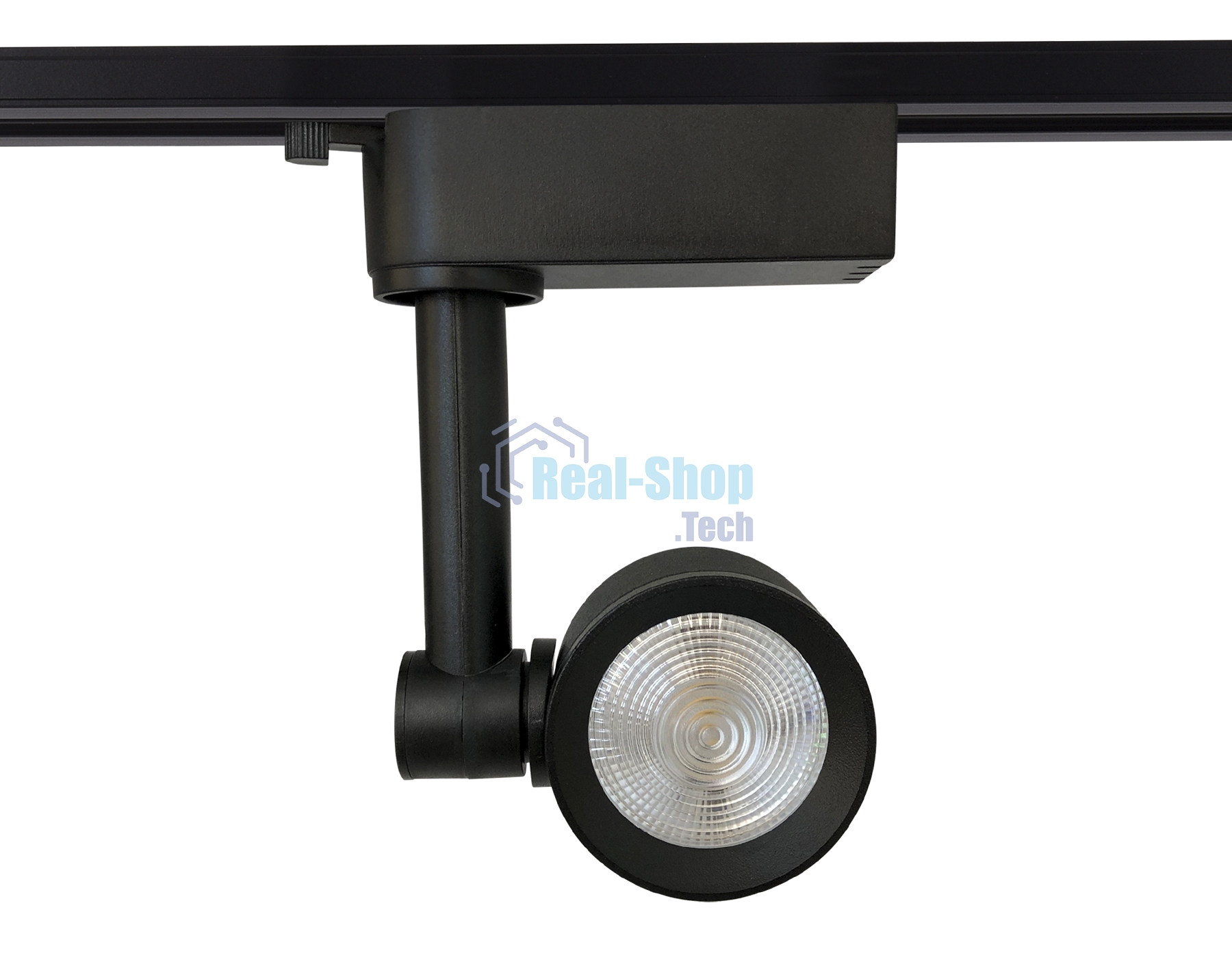 Трековый однофазный светодиодный светильник Ambrella light GL6392 BK черный LED 12W 4200K 24°