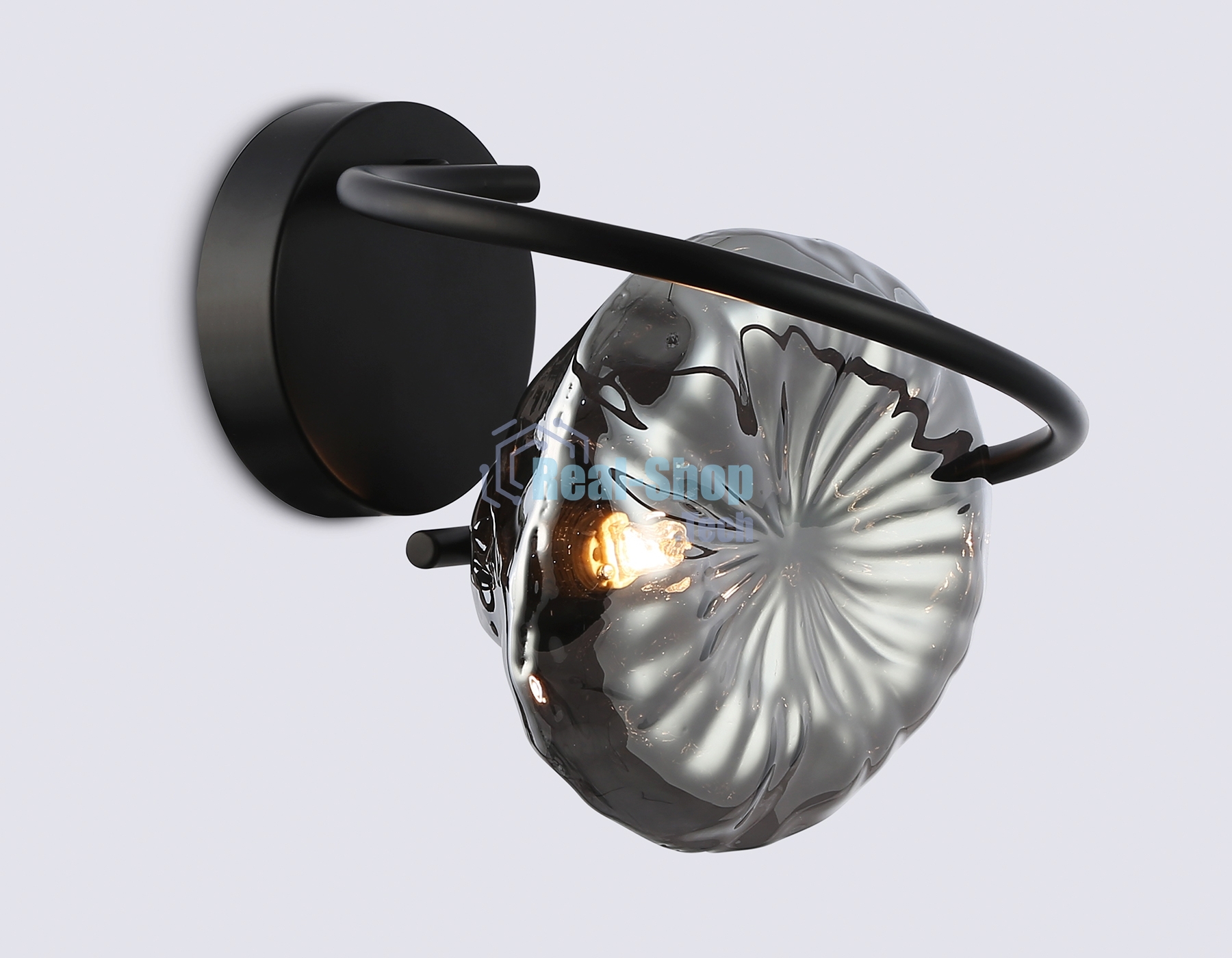 Светильник Ambrella light LH15005 BK/SM черный/дымчатый G9 max 40W 195*210*170