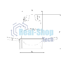 25091/LED 10W 3000K белый/хром / Потолочный светодиодный светильник